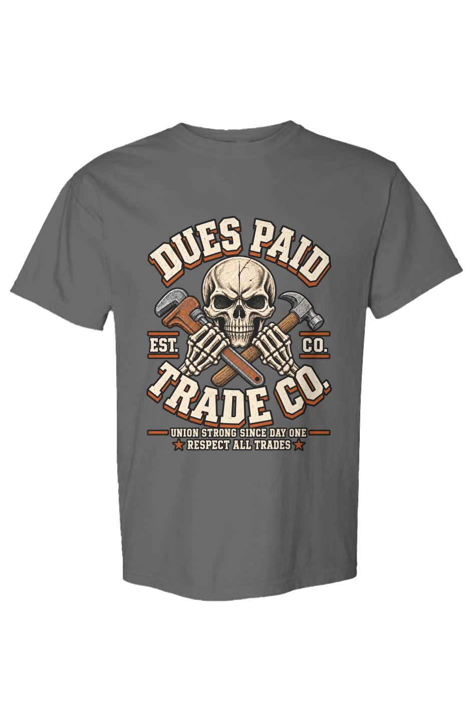 Dues Paid Skull Heavyweight Tee