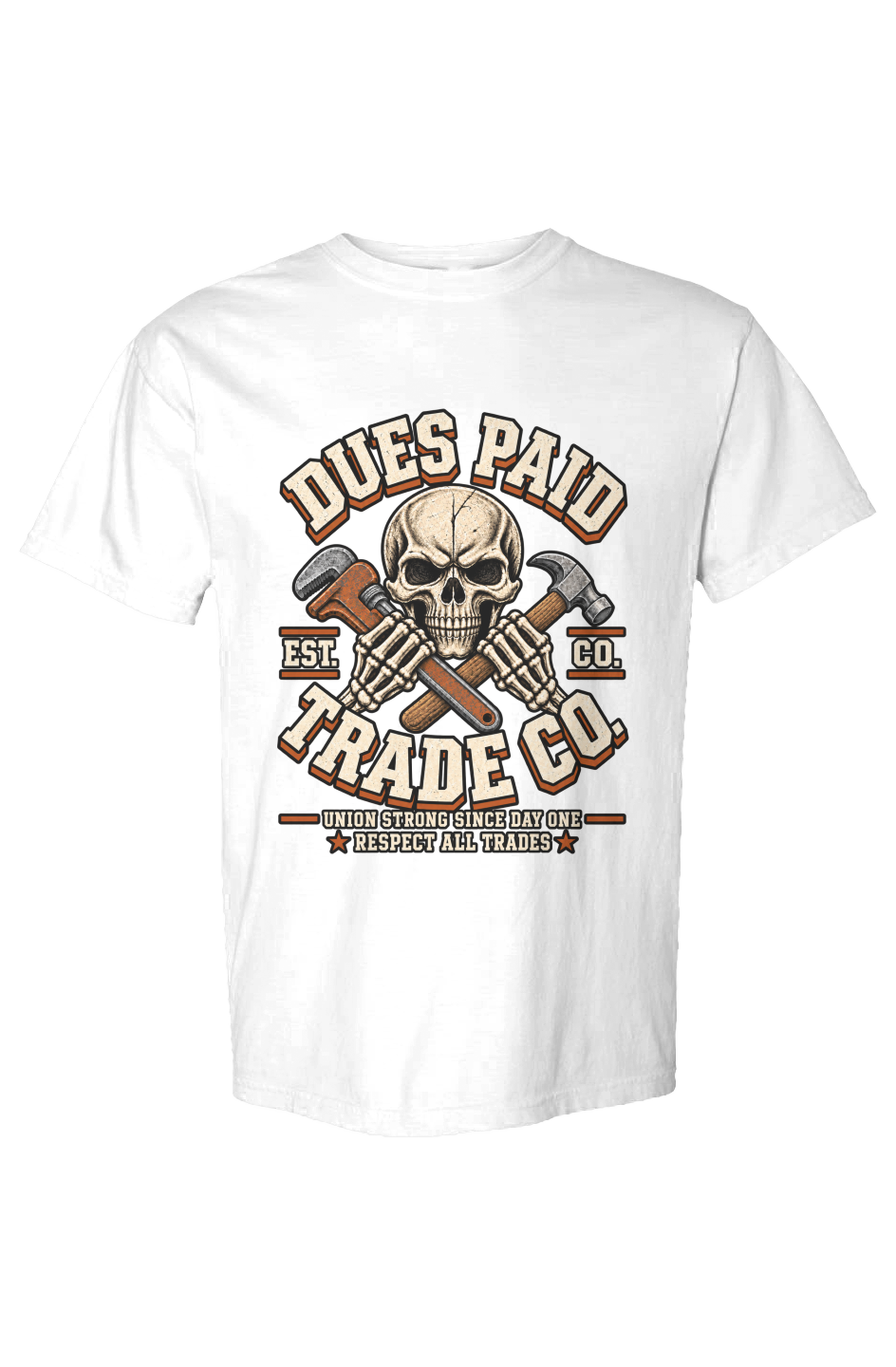 Dues Paid Skull Heavyweight Tee