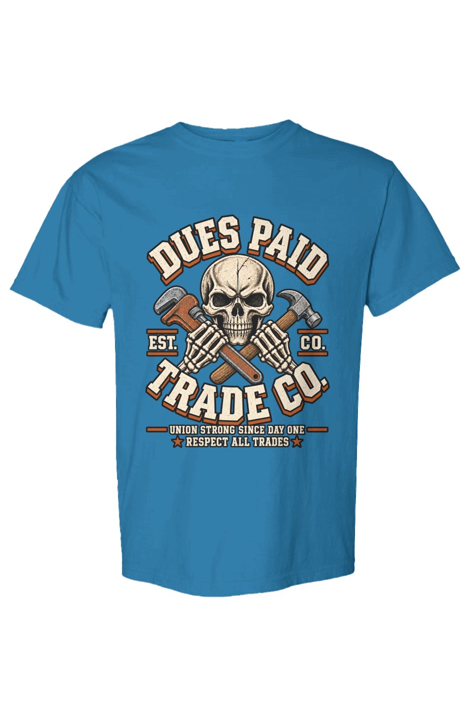 Dues Paid Skull Heavyweight Tee