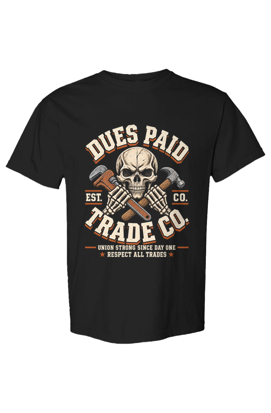 Dues Paid Skull Heavyweight Tee