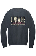 Linewife Stronger than the Storm Hoodless Pocket Sweatshirt