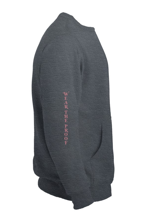 Linewife Stronger than the Storm Hoodless Pocket Sweatshirt