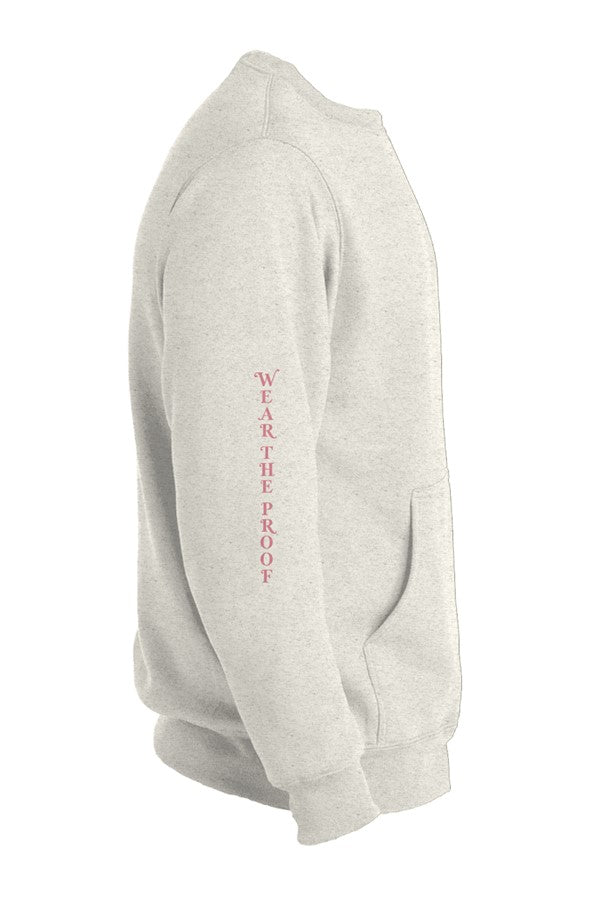 Linewife Stronger than the Storm Hoodless Pocket Sweatshirt
