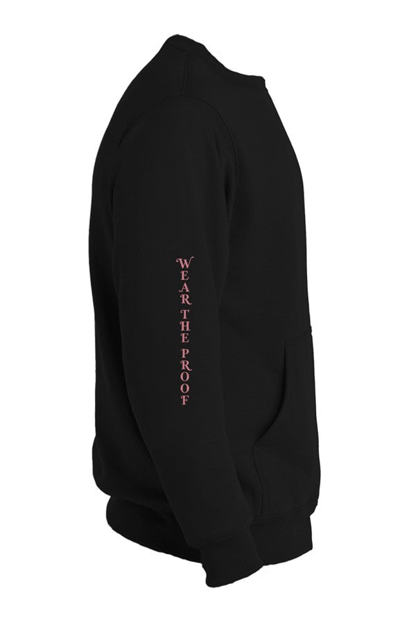 Linewife Stronger than the Storm Hoodless Pocket Sweatshirt