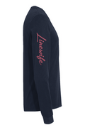 The Calm Sueded Long Sleeve Crew